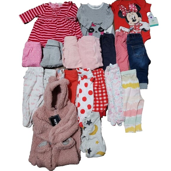 Lot Of Baby Boy Clothes Size 19 Pieces FALL/WINTER Size 3-6Months - Picture 1 of 16